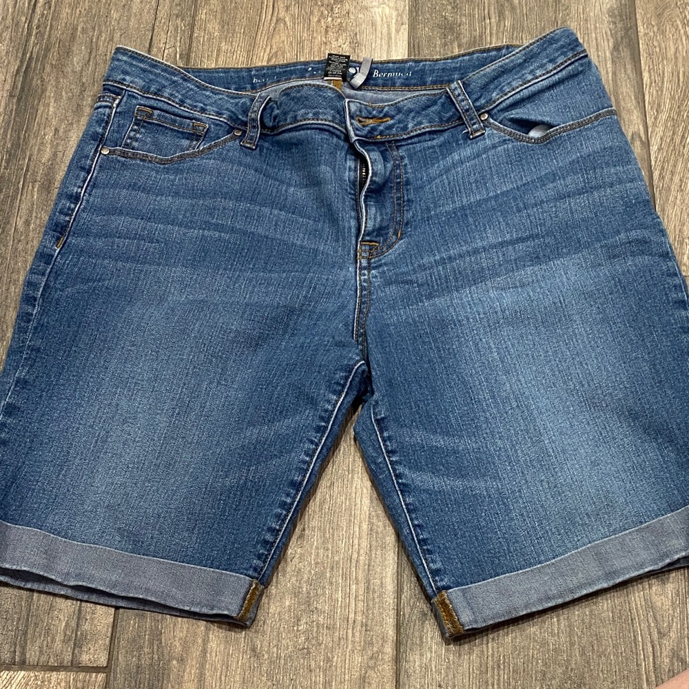 Apt. 9 Denim Blue Jean Shorts